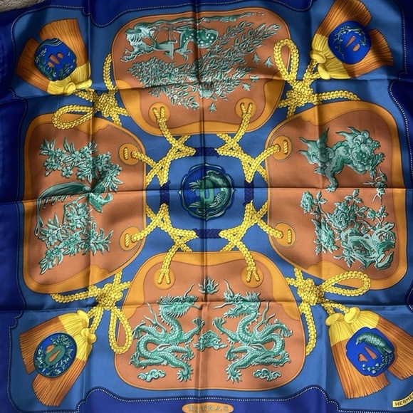 Authentic Hermes Scarf - Picture 1 of 6